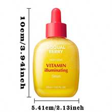 2pcs EQQUALBERRY Vitamin Illuminating Serum Skincare Products – Brightening Vitamin C Serum With Niacinamide | Strengthens Skin Barrier | Hydrates Using Ceramide And Hyaluronic Acid, Facial Care Products,1.01oz / 30ml,Korean Skincare Products,Halloween Gift. - 3個 - 查看 7