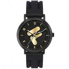 FILA Fila Quartz Watch For Men Silicone Strap Mineral Glass 30M Water Res