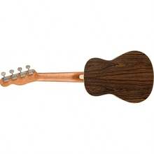 Soprano Ukulele, Walnut Fingerboard, Daphne Blue, Comes With Virtual Lessons - Bocote - View 2