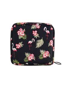 1pc Travel Sanitary Pad Storage Bag, Home Sanitary Pad Storage Box, Back To School Student Sanitary Pad Storage Bag, Large Capacity Sanitary Pad Student Storage Bag, Mini Sanitary Pad Storage Bag, Sanitary Pad Storage Box Organizer, Ladies Menstrual Products, Sanitary Pad Storage Pouch, Portable Sanitary Pad And Cosmetic Lipstick Bag, School Accessories, Student Accessories, Office Accessories, Home Accessories, Travel Accessories, Travel Camping Outdoor Hiking Menstrual Products - Multicolor - View 14