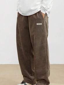 Men Pants - بني - مشاهدة 1