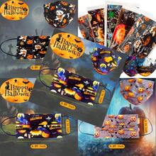 Individually Wrapped Face Masksdisposable Masks For Adult And 50-Pack/3 Ply For Men Women