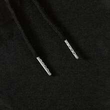 Hooded Sweatshirt Black Keith Haring Heart Print Casual WearY2K-W-Valentine Outfits For Women - màu đen - Xem 6