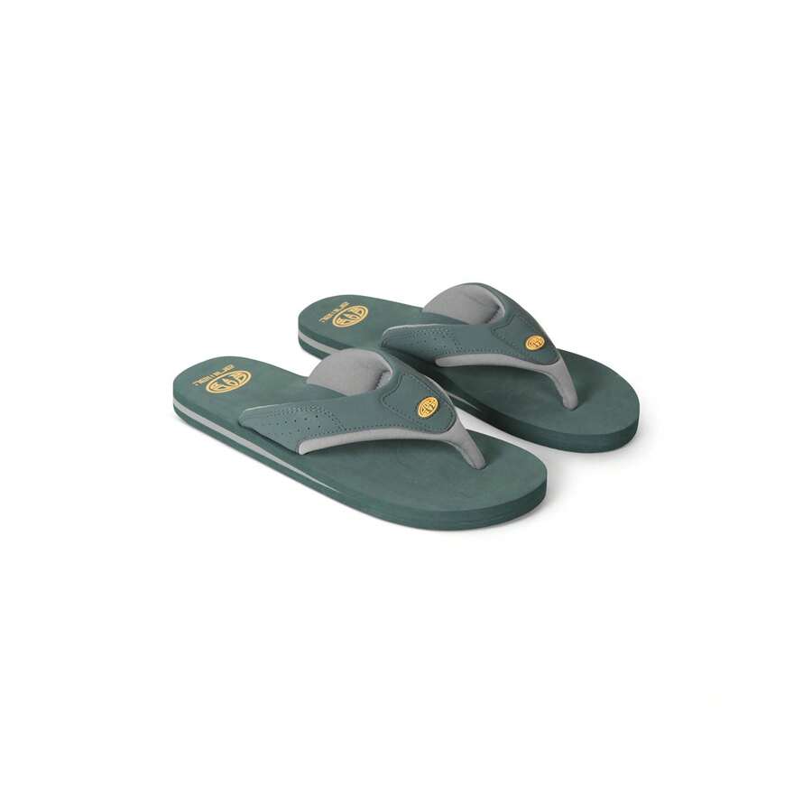 Animal Mens Jekyl Flip Flops (Green) - 100% Mixed - (MW1036) - Green - View 1