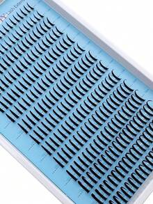 280 pezzi Grappoli di ciglie con punte, grappoli di ciglie, grappoli arricciati, estensioni di ciglie, estensioni di ciglie in stile americano, ciglie individuali fai-da-te, strisce, ciglie finte in mink, ciglie spesse e appuntite, lunghezza mista da 12 a 20 mm