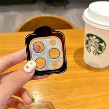 Shiny Diamond Camera Lens Protector Film For IPhone 17 Pro Max/17 Pro/17 Air/17/16/15/14/13, Silver Diamond Shiny Outer Shell, 9H Hardness Scratch-Resistant PC Material, Bubble-Free Adhesive, High-Definition Transparent, Clear Photos, Fashionable For Women - Silver - View 9