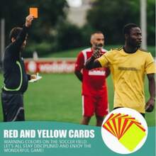 5pcs,Football Referees, Yellow Cards, Red Cards - Official Referee Sets For Football, Volleyball, And Football Competitions - For Professional, Semi-Professional, And Youth Leagues, Record Penalties, Game Referee Cards, Football Referee Game Management Cards.