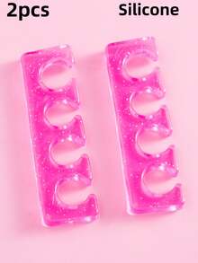 20/10/2 件粉色指甲分指器，柔软海绵脚趾分指器，修脚，脚趾手指分隔器，适用于女士男士美甲修脚美甲，泡沫脚趾分指器，专业美甲手指脚海绵垫，适用于指甲油、美甲用品、美甲工具、美甲工具、指甲、按压指甲的美甲工具 - 彩色 - 查看 24