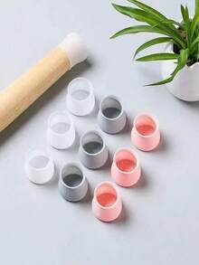 20/30/50/100pcs Silicone Furniture Leg Pads, Chair Leg Protectors, Non-Slip Chair Leg Covers