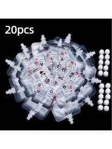 10 buc/20 buc/40 buc Pungi pentru băuturi vampir 150 ml, Recipiente pentru băuturi pentru jocuri de rol de Halloween, Pungi cu sânge de vampir, Decor pentru sticle de apă din PVC, Decorațiuni de Halloween, Consumabile de Halloween, Articole cool