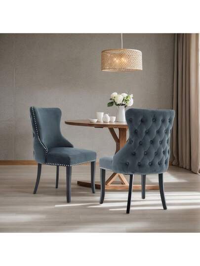 Dining Chairs, Vanity Chair, Thickened Cushions, Padded Seats, Bureau Lounge Elegante Chairs Can Be Matched Any Table, Kitchen, Room Living view 2