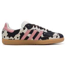 Adidas Originals Giày thể thao SAMBA OG Unisex, nhẹ, thoáng khí, giảm sốc, chống trơn trượt, thoải mái, cổ thấp, thích hợp cho sinh hoạt hàng ngày, du lịch, đi làm và thể thao KK2239 - Nâu sẫm/Tím kỳ diệu Hồng/Trắng - Xem 2