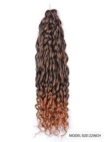 22 Zoll Afro Lockige Crochet Haarverlängerungen für Frauen Karneval Jessica Synthetische Zöpfe Haare, lange wellige lockige Crochet Zöpfe Haare, Ozeanwellen Crochet Haare Synthetische Halo Haare Lockige Crochet Haare für Frauen Tiefe Welle Crochet Haare für Zöpfe Haarverlängerungen Halloween, Weihnachten