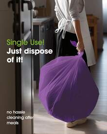 Purple Party Solids 4/8 Pack Premium Plastic Tablecloth 54in. X 108in. Rectangle Plastic Table 8/4PCS Set - Mauve Purple - View 6