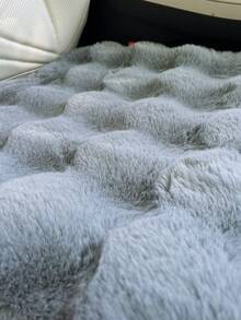 3pcs/Set Women's Plush Car Seat Cushion, Creative Car Front Seat Pad, Warm Fuzzy Seat Cover For Winter - one-size - View 9