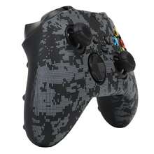 Piel de controlador con diseño de estilo pixelado gris RALAN, compatible con el controlador inalámbrico Series X, con 2 agarres para pulgares, funda protectora de silicona antideslizante - Multicolor - Ver 4