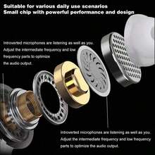 Type-C In-Ear Headphones - Noise Isolation, Stereo Sound, Volume Control, Compatible With IPhone 15/16plus/16 Pro Max/17 Ari/ Ipad , Compatible With Samsung S24/S25/S23/Galaxy S23, And Most USB-C Devices, Gaming Headset For Mobile And PC, Gaming Headset,Apple Apple/Apple Original EarPods Wired Headphones USB-C Lightning Connector - White - View 8