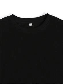 Camiseta navideña "Soy un lobo" para hombres y mujeres, 100% tela suave y transpirable, diseño de lobo y copo de nieve con botas rojas, lavable a máquina, atuendo de fiesta, ropa casual para todas las estaciones, regalo divertido de Navidad para hombres y mujeres - Negro - Ver 5