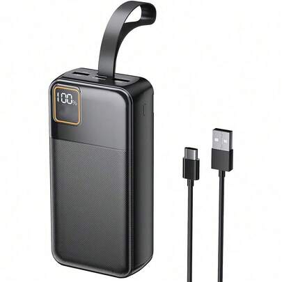 Power Bank 42000mAh 22.5W USB C mit LED Display Externer Akku Tragbares Ladegerät Akkupack Schnellladung für Phone