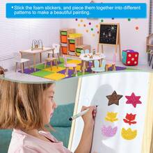 Foam Stickers, EVA Self Adhesive Glitters Foam Shape Sticker Craft Supplies For Scrapbook Card DIY Making Home Decor - 皇冠 60件 - 查看 5