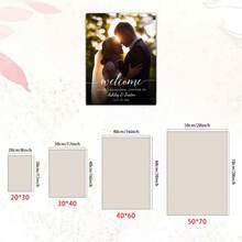 Individuelle Hochzeit Willkommensschild Vorlage, Foto Hochzeit Willkommensschild, modernes minimalistisches Hochzeit Willkommensschild, Hochzeit Beschilderung Dekoration bearbeitbarer druckbarer Hochzeit Schild mit Foto, individuelle Hochzeit Beschilderung, personalisiertes Foto Hochzeit Schild, Hochzeit Willkommensschild mit Foto, erhöht den Spaß, dekorative Malerei, Wohnzimmer, Schlafzimmer, Dekorationsposter, unvergesslich, bedeutungsvoll, Leinwand, rahmenlos