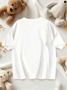 Playeras de niño Señal de paz, Árbol de Navidad, Porción de pizza tops para adolescentes blusas para adolescentes Regalos navideños Camisetas de niña Camisetas navideñas Camiseta de Halloween para niñas Camisetas para niños y niñas La tela es suave, transpirable y cómoda, hecha de puro - Blanco - Ver 2