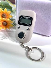 602 Handheld Tally Counter With LED Display, Portable Keychain Counter, Convenient For Prayer Counting, Inventory Counting, People Counting, Displays Up To 99,999