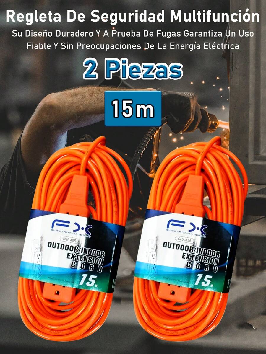 Extension Cords - 15 Metros--2 Piezas - View 1