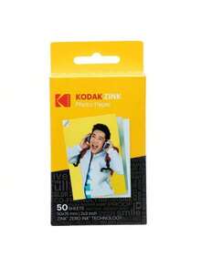Kodak Printomatic Photo Paper For PRINTOMATIC And Smile Series Polaroid Cameras. Ink-Free Printing Technology For Instant Photos. High-Quality Color Output. Portable Photo Paper. - White - View 1