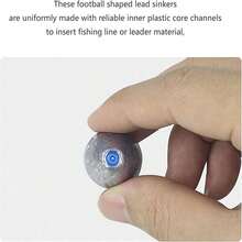 蛋形铅坠钓鱼铅坠套装鲈鱼铅坠渔具海水抛投钓鱼铅坠套装椭圆形淡水