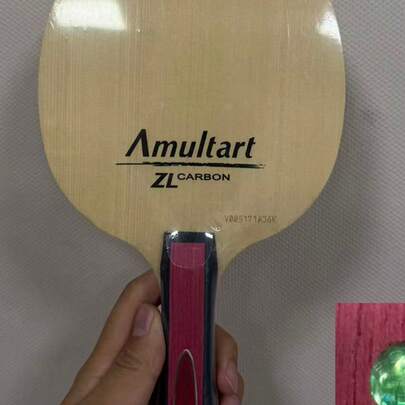 Palas de tenis de mesa para juegos interiores y exteriores, base de tabla de tenis de mesa de madera, hoja de 7 capas, paleta de fondo