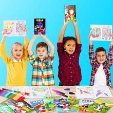 12 PCS Christian Mini Coloring Books Kids Bible Verse Religious Party Favors Small Activity Books Bulk For Kids Operation Christmas Child Sunday School Goodie Bags Stuffers Gifts Travel - 彩色 - 查看 7