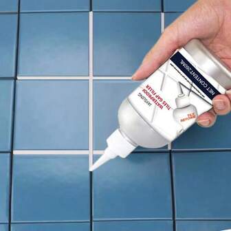 White Waterproof Brick Gap Filler, Tile Grouting, Suitable For Kitchen And Bathroom Floor Tile Grouting, Tile Grouting, Can Make The Tile Joints More Smooth, Beautiful And Clean
