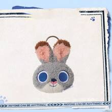 Miniso Disney Judy Officer Life Series Plush Hanging Ornament, Adorable Judy Officer Design, Vivid Details Of Big Eyes And Long Ears, Soft And Skin-Friendly Plush Material, Can Be Hung On Bags And Keys To Add Playfulness And Cuteness(1 PC)