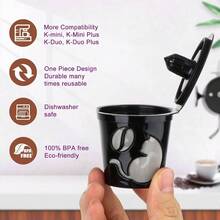 Reusable K Cups K - K - DuoK - Slim, 4 Pack Reusable Coffee Pods K - Eurig, Refillable Single K Cups K - Eurig 1.0 2.0 Series - 1 + 4 gói - Xem 5