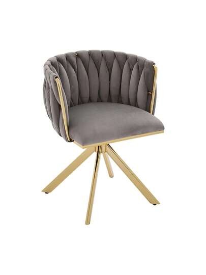 Fluwelen Seats Heavy Metal Frame, 180 Degree Swivel Function, Back, Zachte Luxurious Flexible Between Living Room, Budol Creative Workspace (Set Of 2) view 6