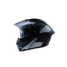 AINHFAAD Breathable Motorcycle Helmet Flip Up With Dual Visor Inner Blue Lens Anti Glare All Season Warm  Unisex Riding Helmet, 202 - Gray Multidimensional Space - View 12