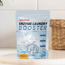 jakehoe High-Efficiency Enzyme Laundry Booster Gently Clean Clothes Remove Stubborn Yellow Stains Sweat Stains Long-Lasting Fragrance Laundry Active Enzyme Cleaning Powder - White - View 3