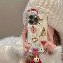 Funda de teléfono creativa y personalizada con plumas plateadas y corazón de estampado de leopardo, a prueba de golpes, mate, resistente a caídas y compatible con  17/17 Pro/17 Pro Max/17 Air/ 16/16 Pro/16 Pro Max/16 Plus/ 15/15 Pro Max/15 Pro/15 Plus/ 14/14 Pro/14 Plus/14 Pro Max/ 13/13 Pro/13 Pro Max/12/12 Pro/12 Pro Max/11/11 Pro/11 Pro Max/XR/X/XS/XS Max.Perfecto como regalo de vacaciones o de cumpleaños para tu novia, novio, amigos e incluso para ti mismo. - Plata 234 - Ver 2