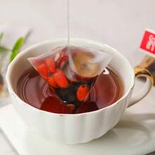 Ginseng Mulberry Wolfberry Tea, Ginseng, Mulberry, Wolfberry, Orange Peel, Etc., Balancing Tea, Ginseng Tea Naturally Supports Health, Protects The Kidneys And Liver, Relieves Fatigue, Is The Best Choice For Leisure Tea (150g) - 彩色 - 查看 7