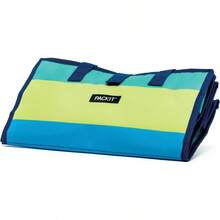 Freezable Grocery Tote Bag Fresh Stripe