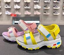 Skechers Collab Cartoon Panda Beach Sandals For Kids Boys & Girls - White/Yellow - View 11