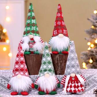 2025 New Faceless Elderly Dolls, Elves, Dwarfs, Christmas Decorations, Home Furnishings, Merry Christmas, New Year Gifts