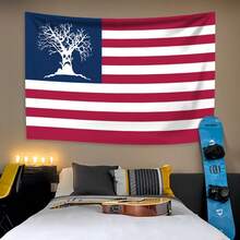 Sematary Haunted Mound Harold The Tree USA Flag Tapestries-Perfect For Home & Party Decor, Versatile Wall Hanging Decor For Home, Bedroom, Dorm, Office - Easy Installation Kit Included - No Power Needed - Nhiều màu - Xem 3