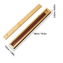 Chopstick Cases And Chopstick Sets (2 Pieces), Gifts Under $20, Personalized Gifts For Sushi Lovers, Custom Chopstick Cases And Engraved Chopsticks, Bamboo Chopstick Cases, Red Sandalwood Chopsticks, Housewarming Gifts. - Multicolor - View 2