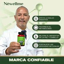 Newellme Vinagre de Manzana 60 Gomitas  | Ideal para mejorar la digestión y controlar el peso. Ayuda a metabolizar las grasas, controlar los niveles de azúcar en la sangre y mantener una microbiota intestinal saludable. - Manzana - Ver 2