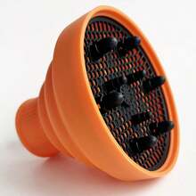 1个可折叠吹风机扩散器，便携式硅胶卷发扩散器，旅行、沙龙和居家使用的理想美发工具，情人节好礼