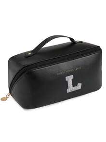 1pc Waterproof PU Leather Makeup Bag, Transparent Toiletry Bag, Large Capacity Travel & Swimming Bag, Dry & Wet Separation Cosmetic Organizer Bag, Portable Waterproof Toiletry Bag, Travel & Swimming Bag, Bathing & Fitness Organizer Bag, Transparent Waterproof Beach Bag, Oval Cylindrical Beach Tote, Transparent Beach Bag, Shoulder Bag, Swimming Bag, Bathing Organizer Bag - Multicolor - View 67