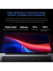 Lenovo A14H Portable Business Laptop, 14.1-Inch Thin And Light, Efficient Multitasking, Stable Operation, Long-Lasting Battery, Silver - Silver - View 2