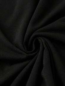 Women Midi Dresses - Black - View 4
